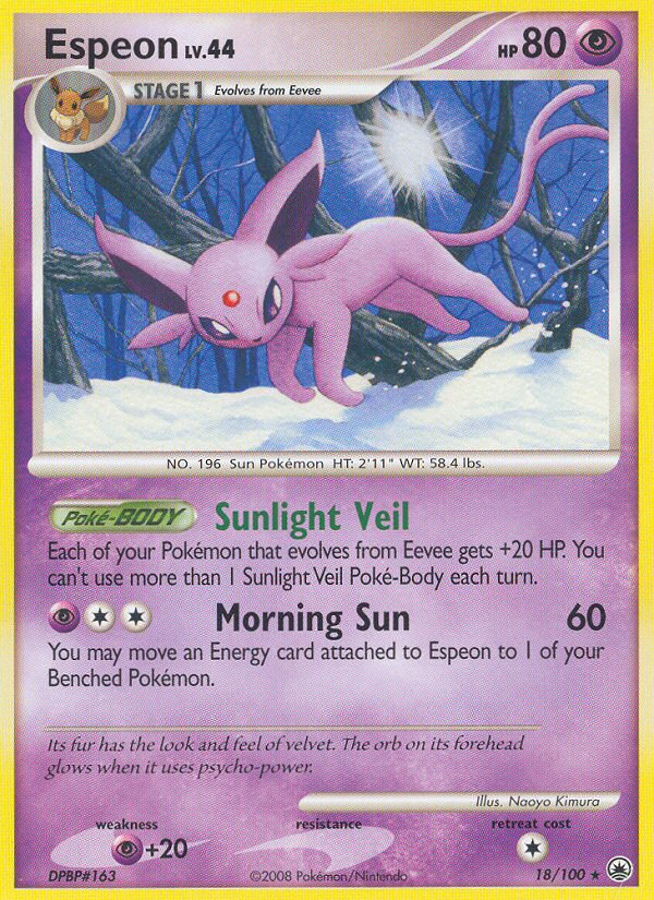 (#18/100) Espeon - Normal [Majestic Dawn]