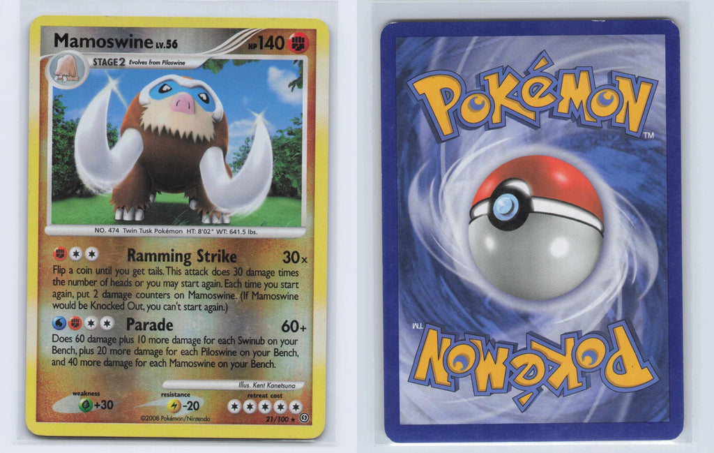 (#21/100) Mamoswine - Reverse Holo [Stormfront]