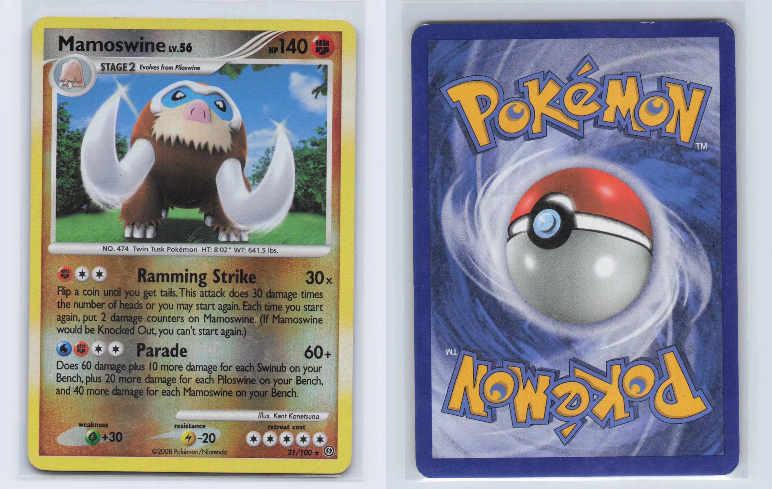 (#21/100) Mamoswine - Reverse Holo [Stormfront]