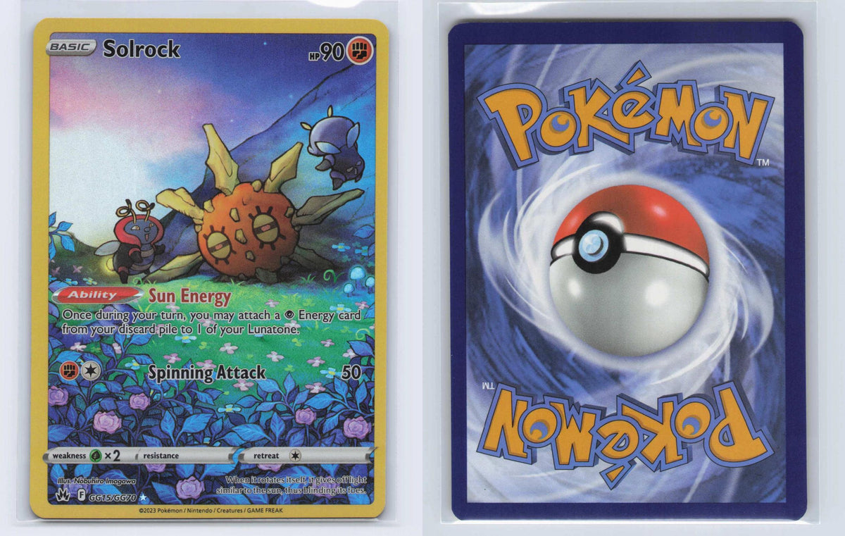 (#GG15/GG70) Solrock - Holo [Crown Zenith Galarian Gallery]