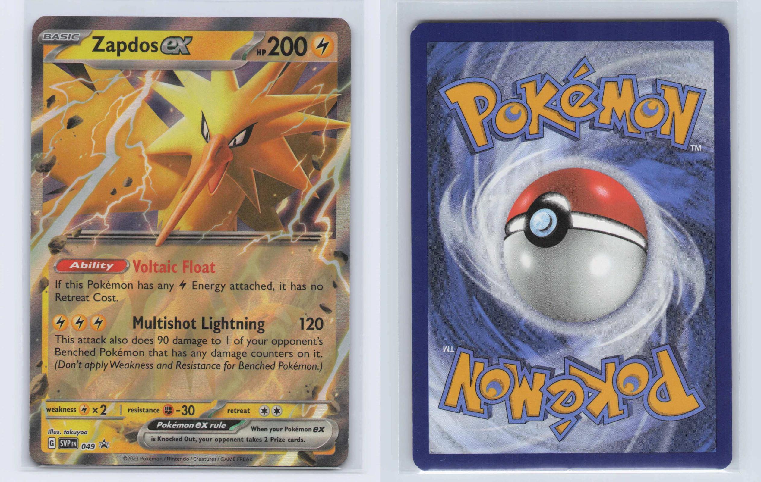 (#049) Zapdos ex - Holo [Scarlet & Violet Promo]