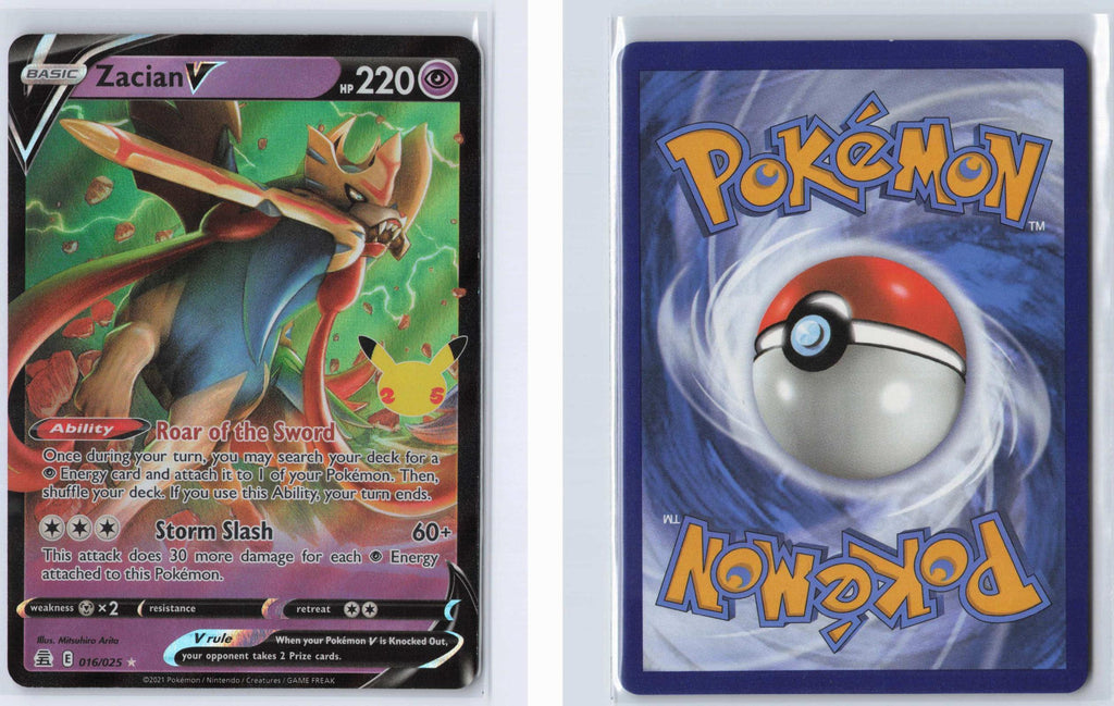 (#016/025) Zacian V - Holo [Celebrations]
