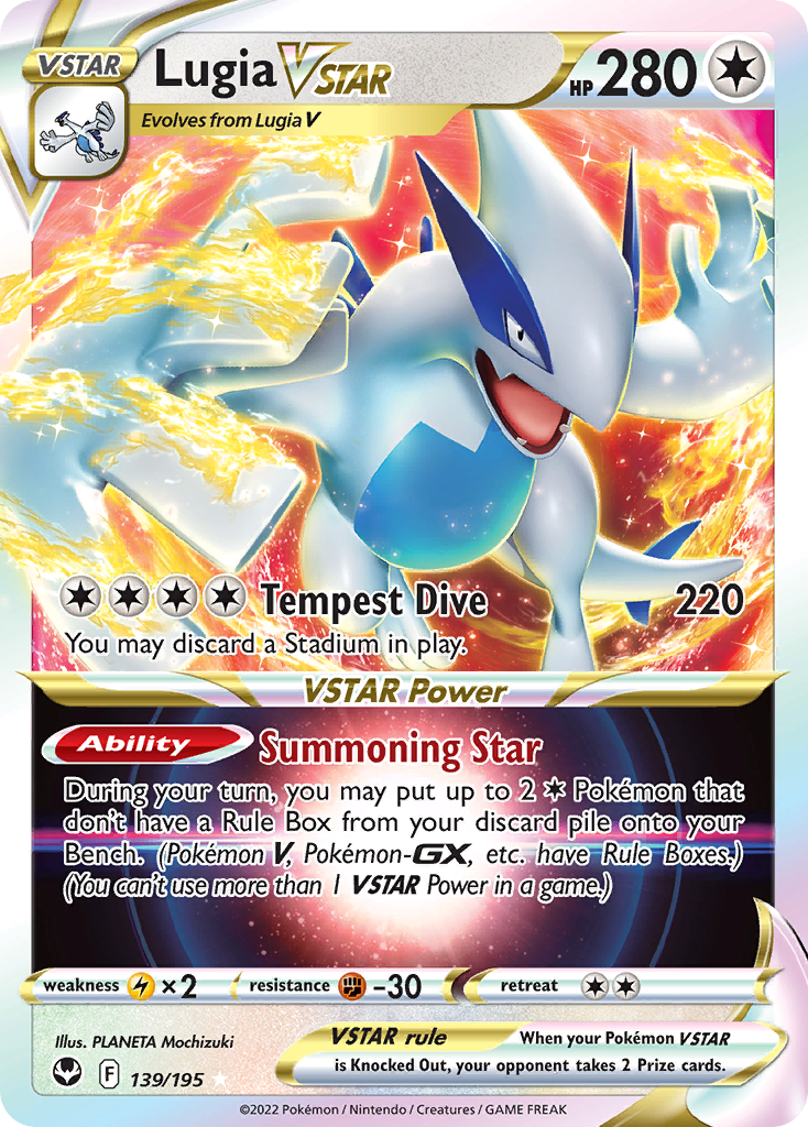 (#139/195) Lugia VSTAR - Holo [Silver Tempest]
