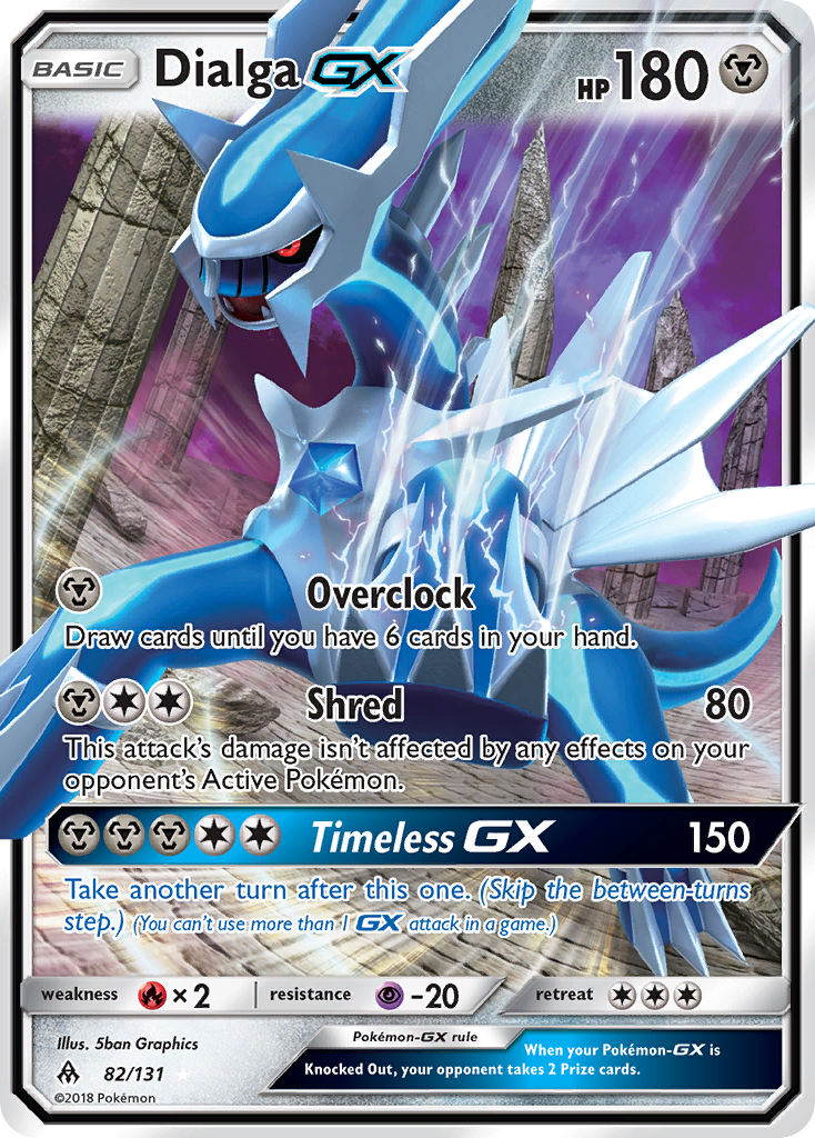 (#82/131) Dialga GX - Holo [Forbidden Light]