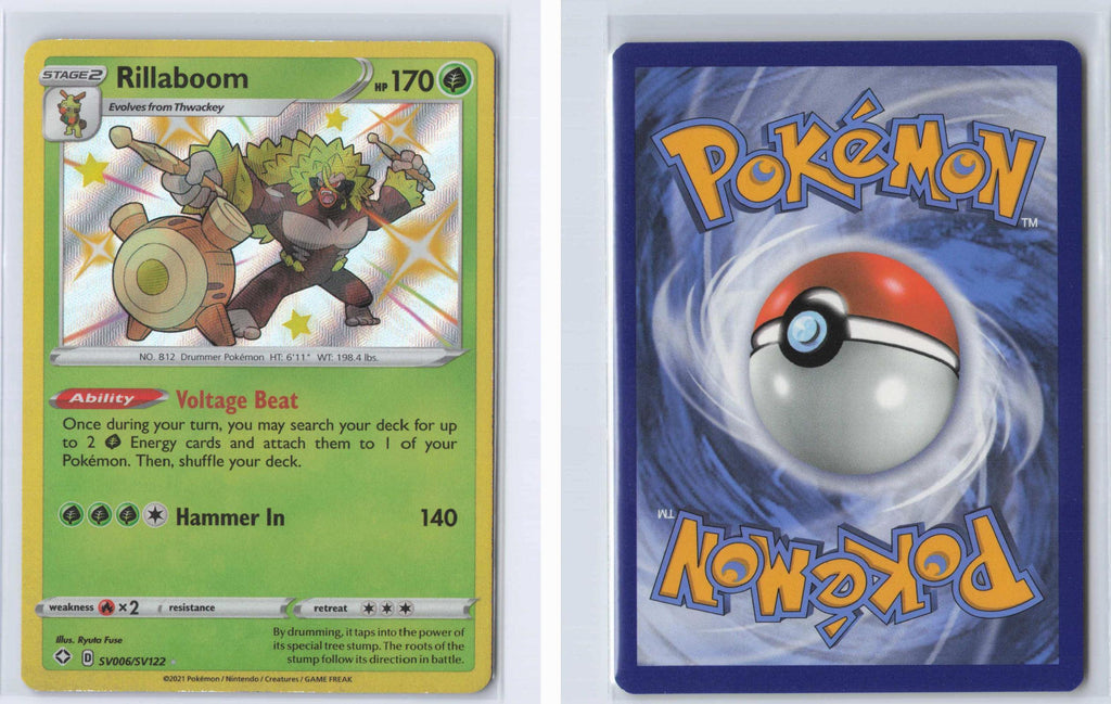 (#SV006/SV122) Rillaboom - Holo [Shining Fates Shiny Vault]