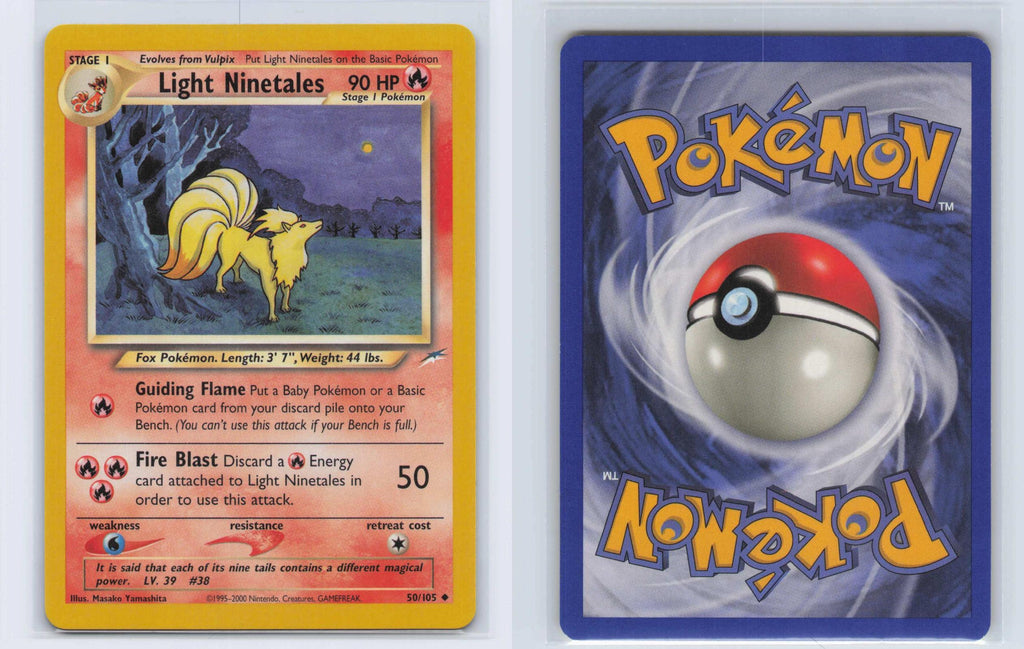 (#50/105) Light Ninetales - Unlimited [Neo Destiny]