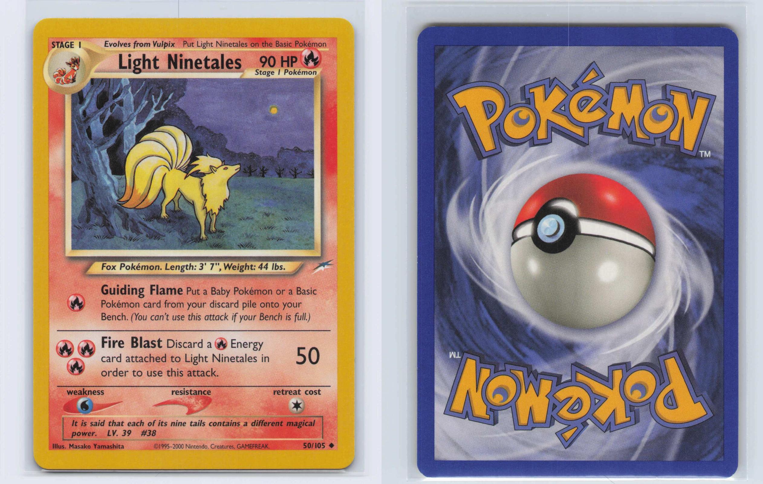 (#50/105) Light Ninetales - Unlimited [Neo Destiny]