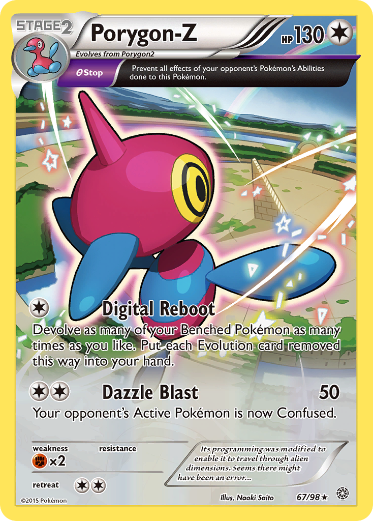 (#67/98) Porygon-Z - Holo [Ancient Origins]