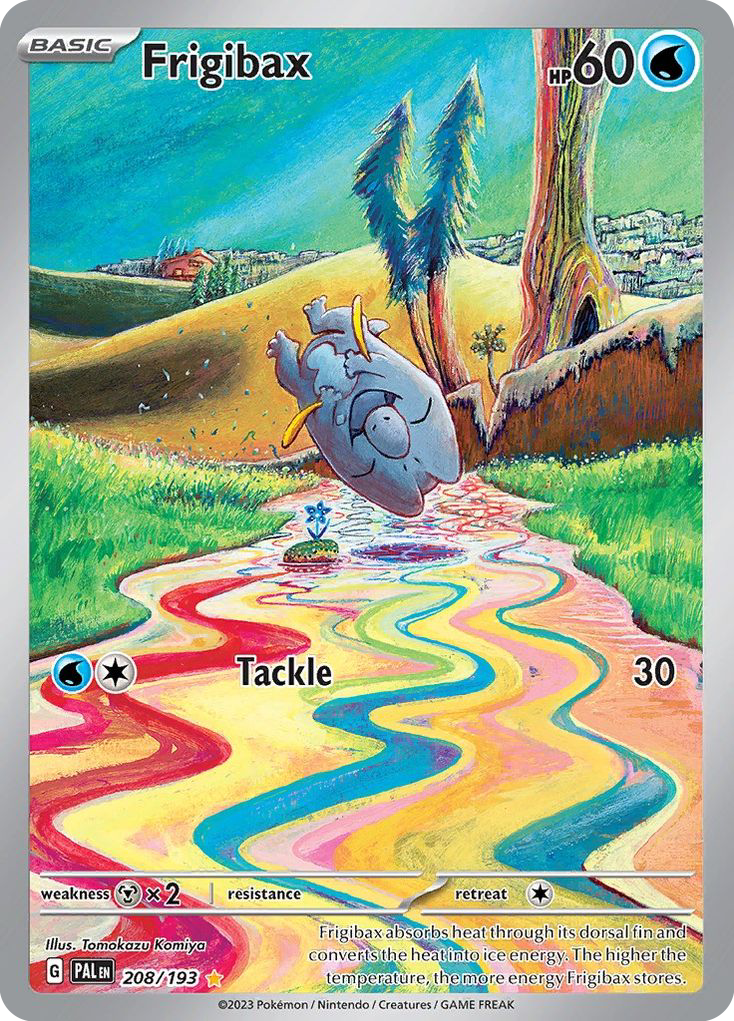 (#208/193) Frigibax - Holo [Paldea Evolved]
