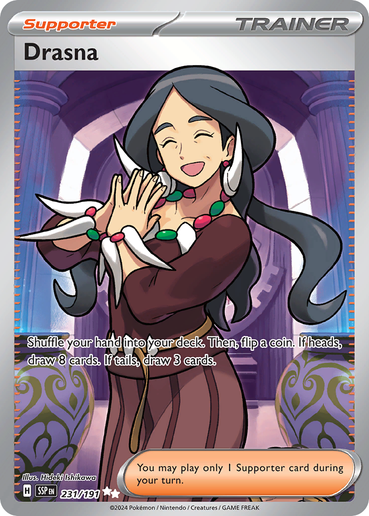 (#231/191) Drasna - Holo [Surging Sparks]