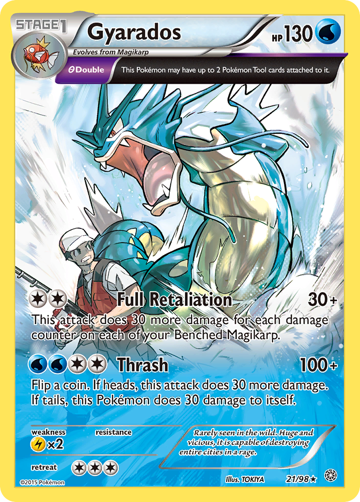 (#21/98) Gyarados - Holo [Ancient Origins]