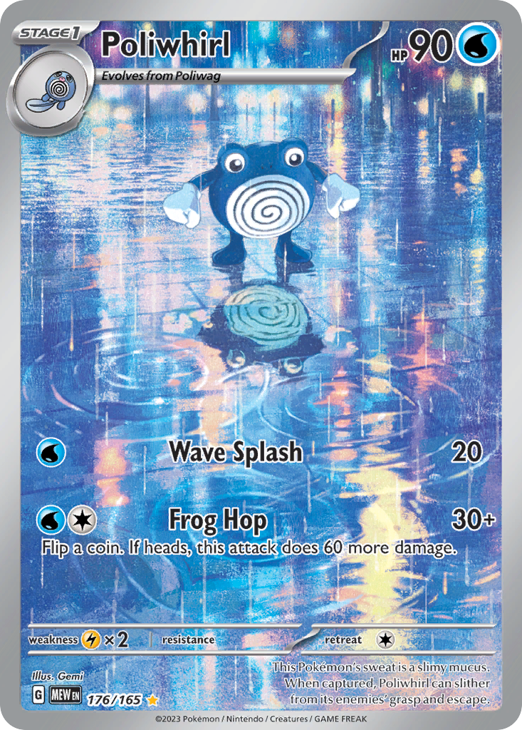 (#176/165) Poliwhirl - Holo [151]