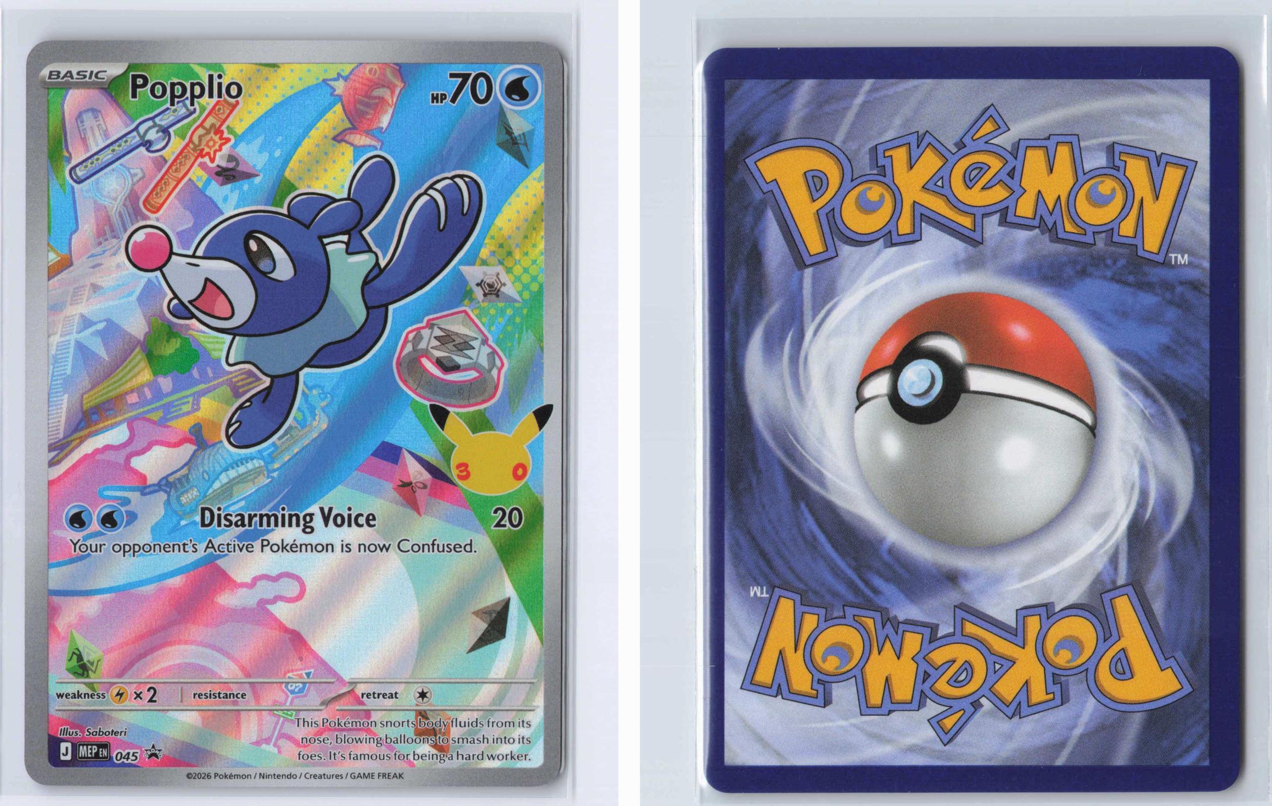 (#045) Popplio - Holo [ME: Mega Evolution Promo]