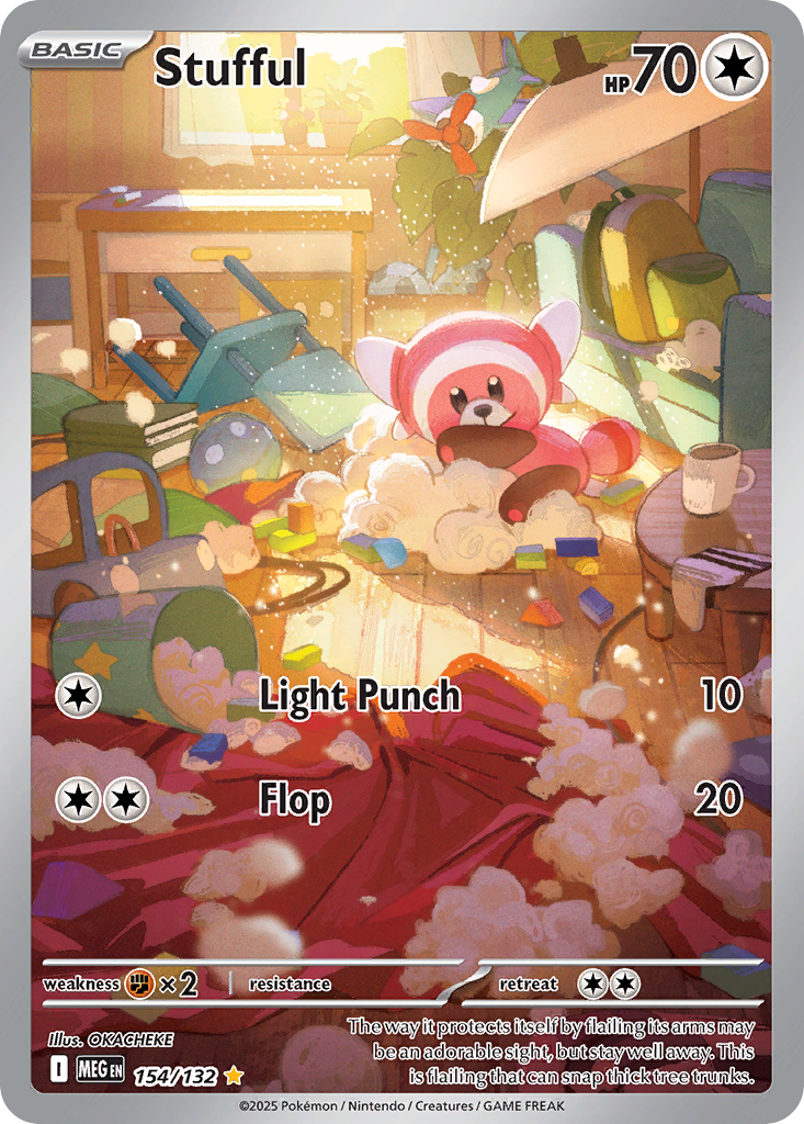 (#154/132) Stufful - Holo [Mega Evolution]
