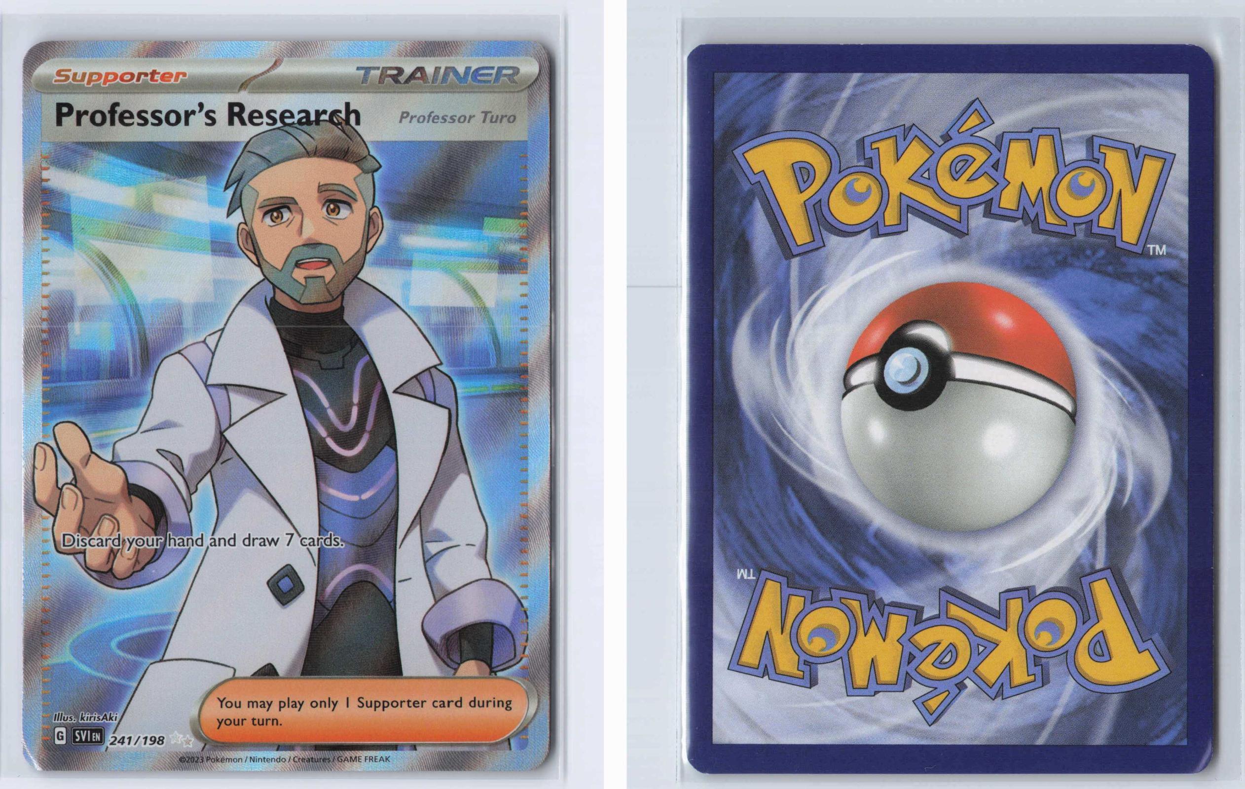 (#241/198) Professor's Research (Professor Turo) - Holo [Scarlet & Violet]