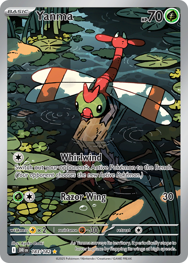 (#183/182) Yanma - Holo [Destined Rivals]