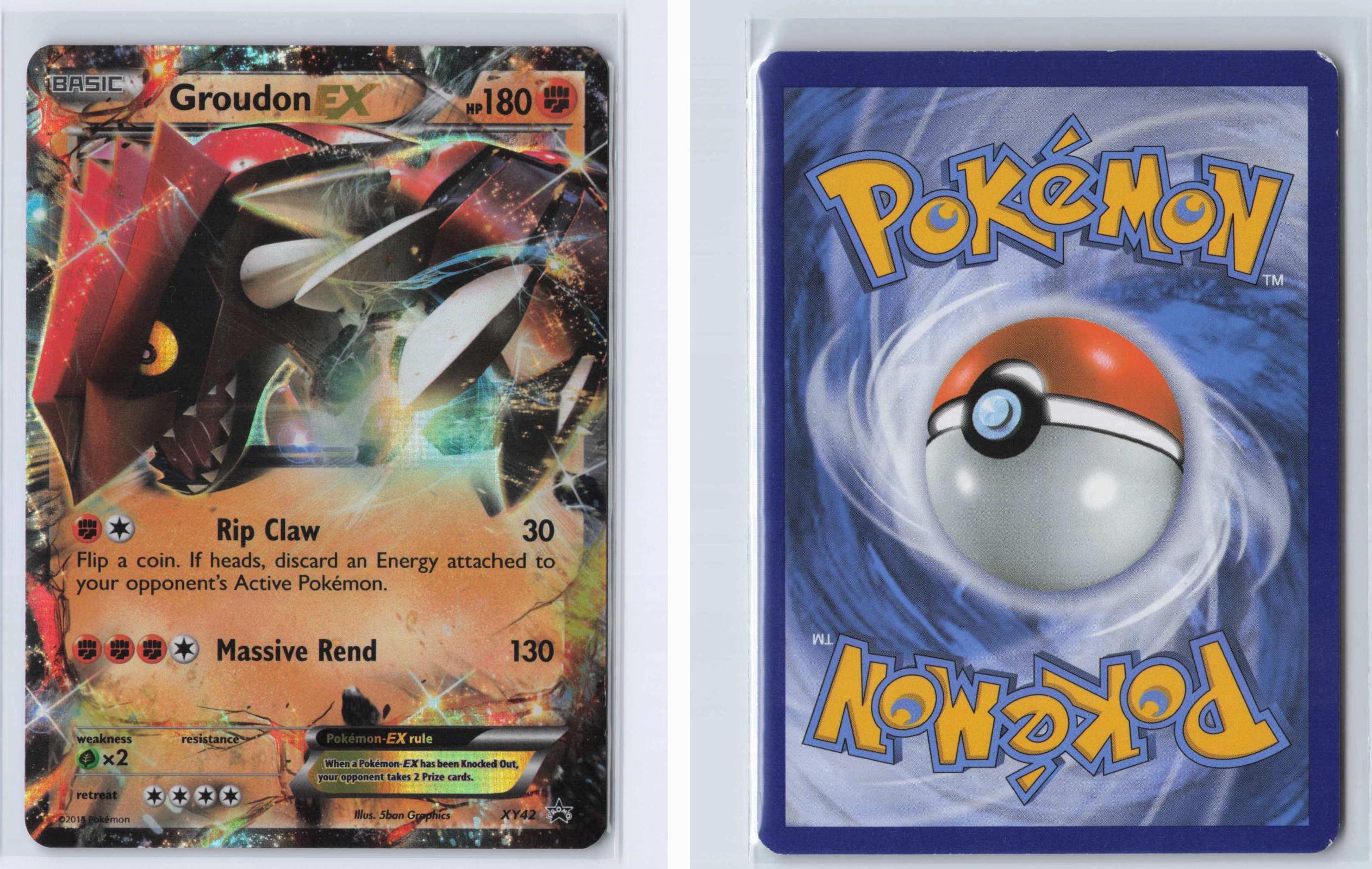 (#XY42) Groudon EX - Holo [XY Promo]