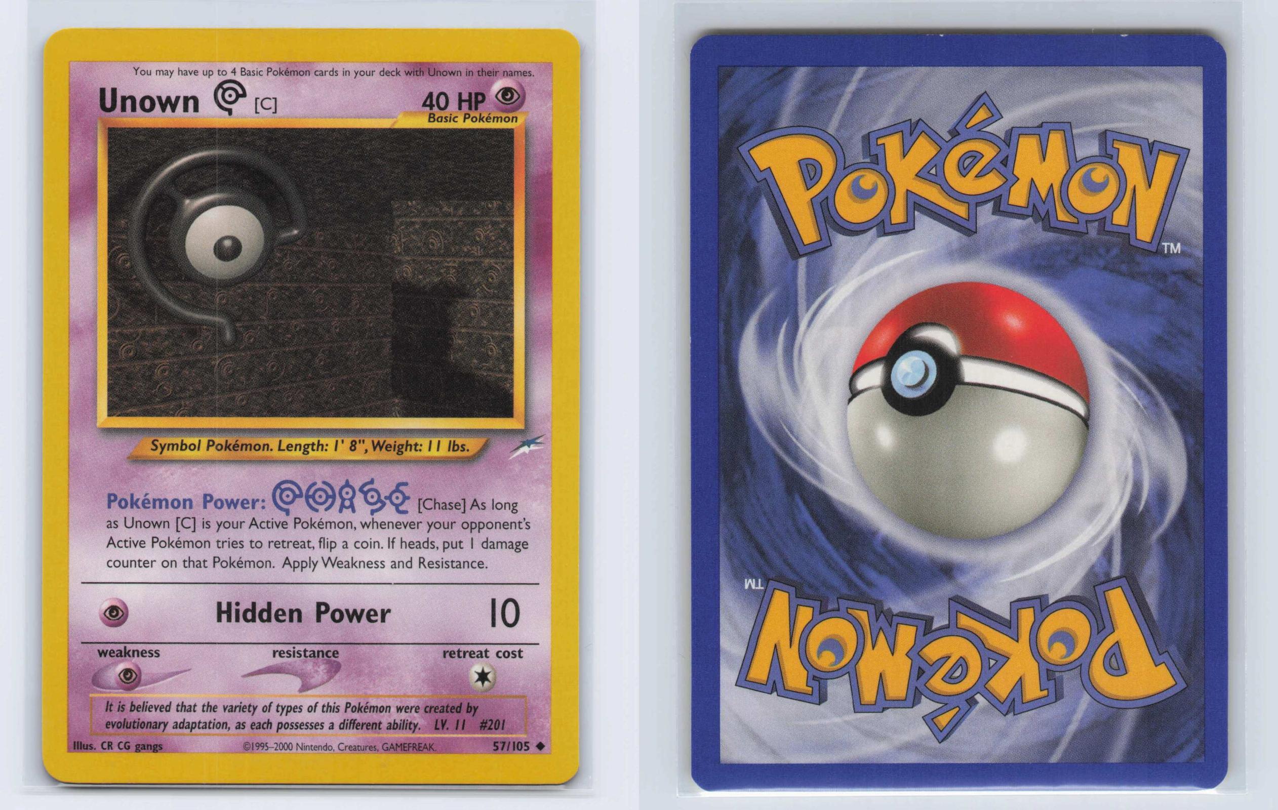 (#57/105) Unown [C] - Unlimited [Neo Destiny]