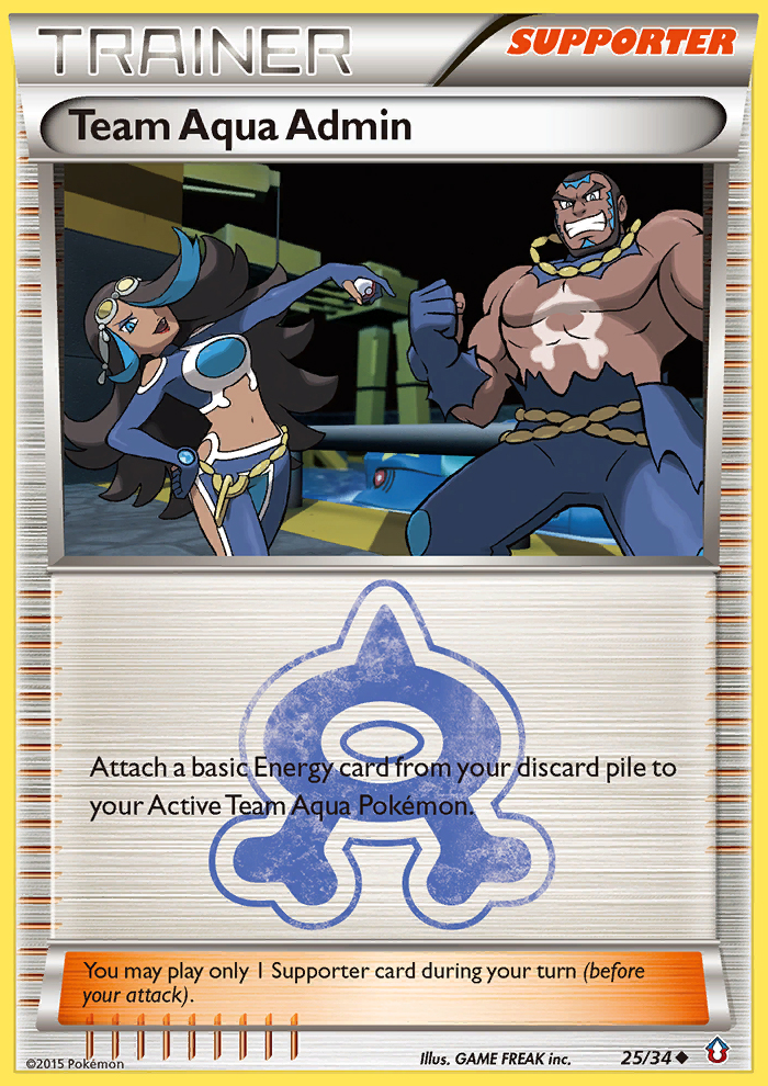 (#25/34) Team Aqua Admin - Normal [Double Crisis]