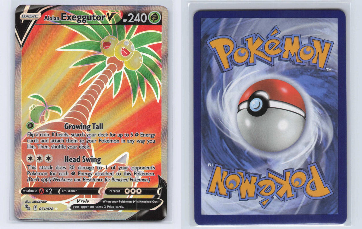 (#071/078) Alolan Exeggutor V - Holo [Pokemon GO]