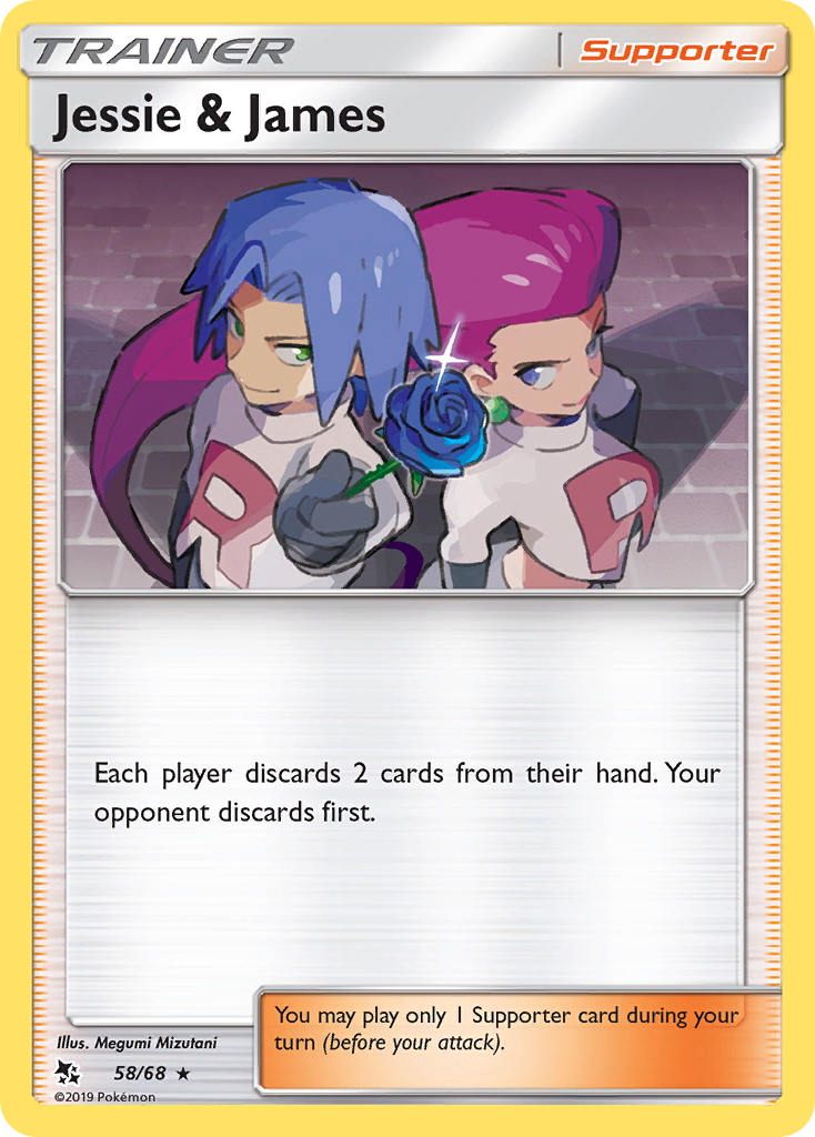 (#58/68) Jessie & James - Holo [Hidden Fates]