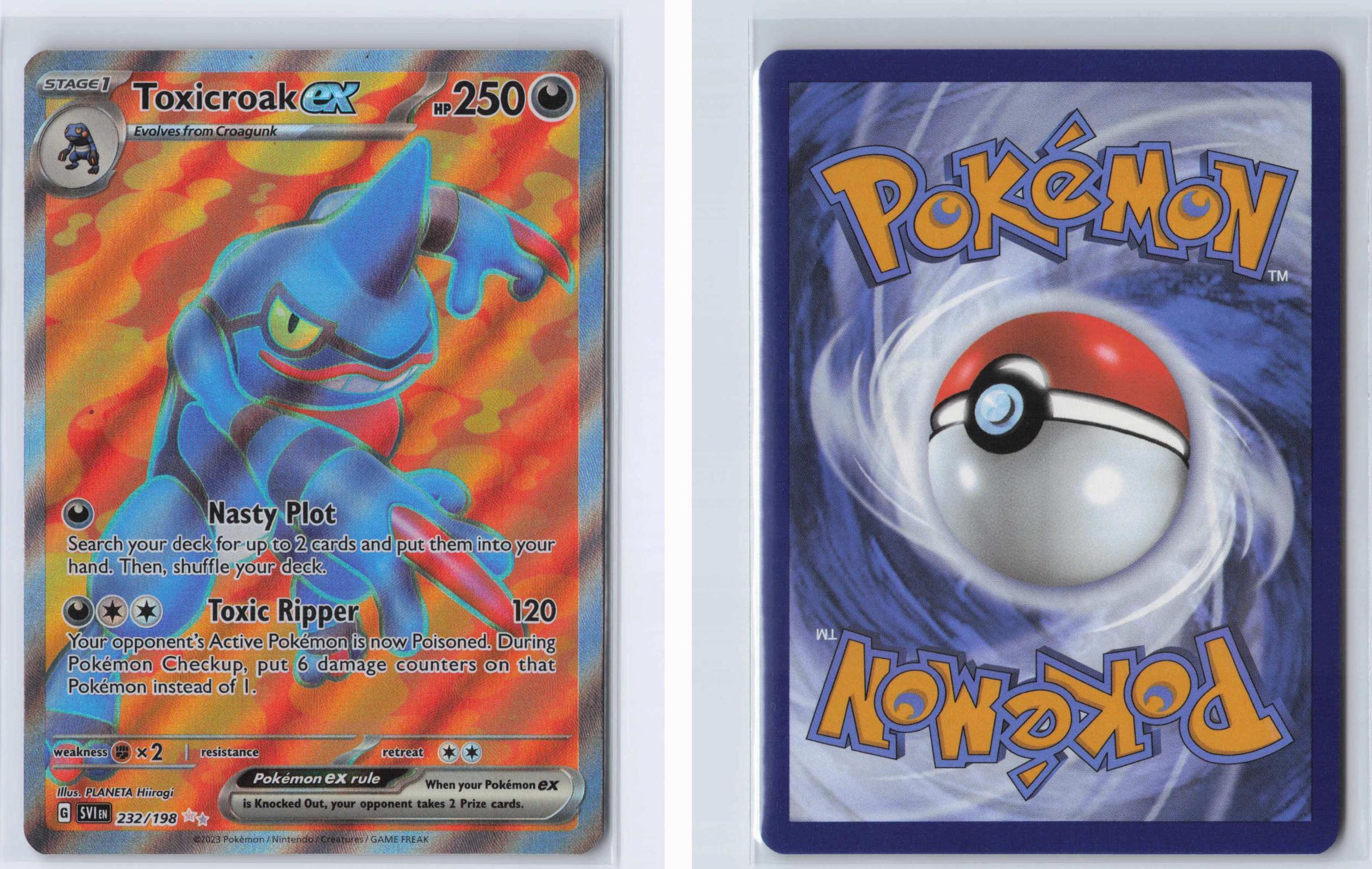 (#232/198) Toxicroak ex - Holo [Scarlet & Violet]