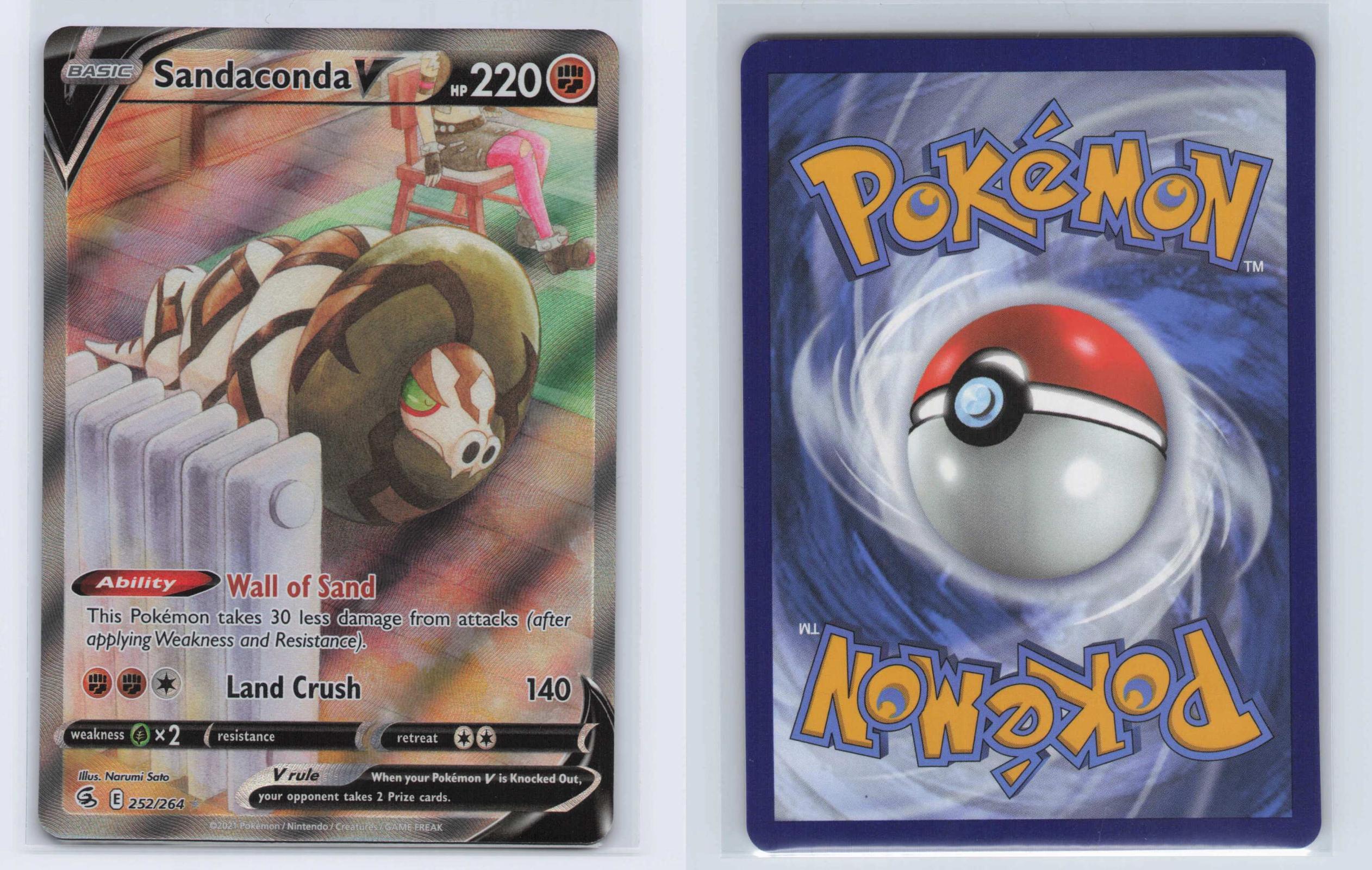 (#252/264) Sandaconda V - Holo [Fusion Strike]