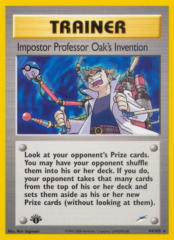 (#94/105) Impostor Professor Oak's Invention - Unlimited [Neo Destiny]
