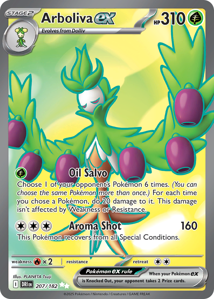 (#207/182) Arboliva ex - Holo [Destined Rivals]