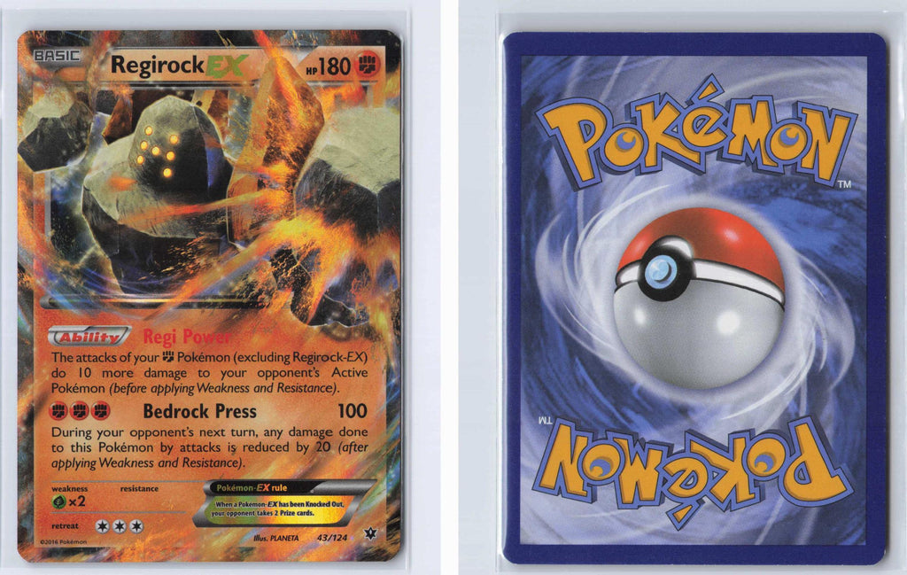 (#43/124) Regirock EX - Holo [Fates Collide]