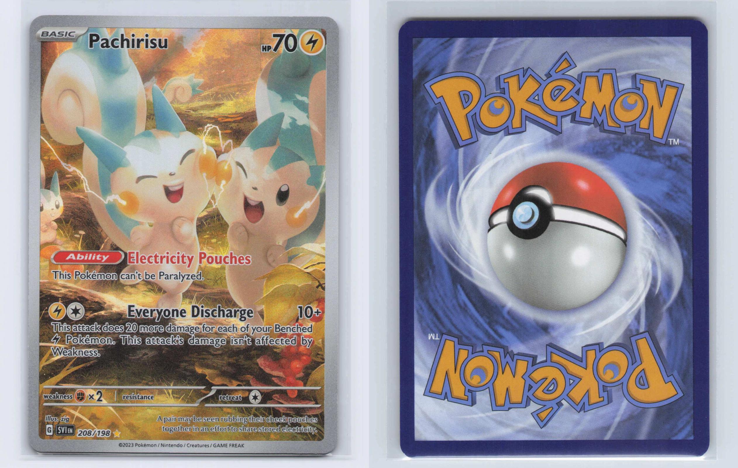 (#208/198) Pachirisu - Holo [Scarlet & Violet]
