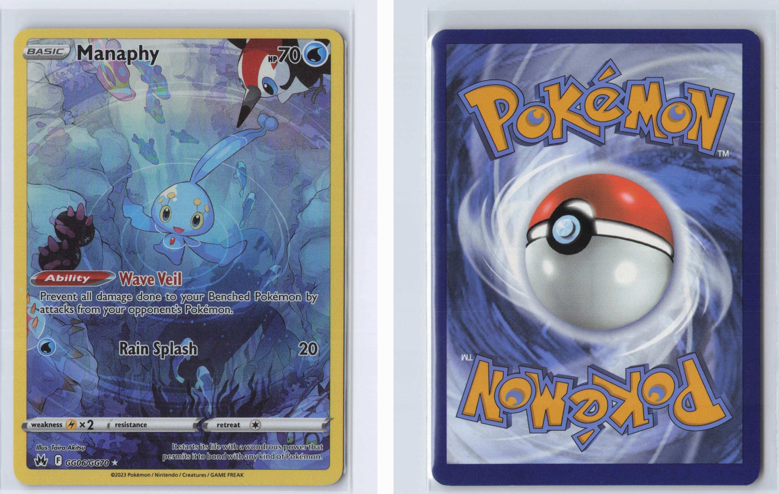(#GG06/GG70) Manaphy - Holo [Crown Zenith Galarian Gallery]