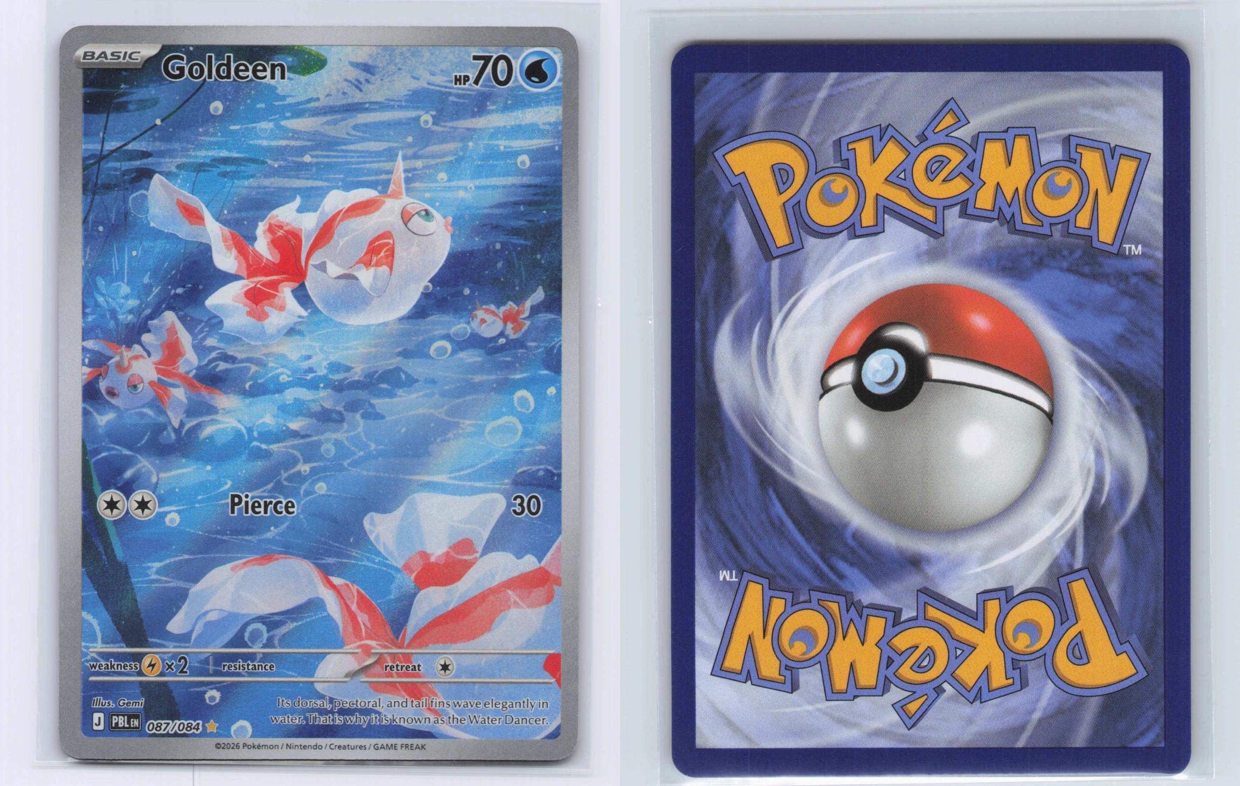 (#087/084) Goldeen - Holo [Pitch Black]