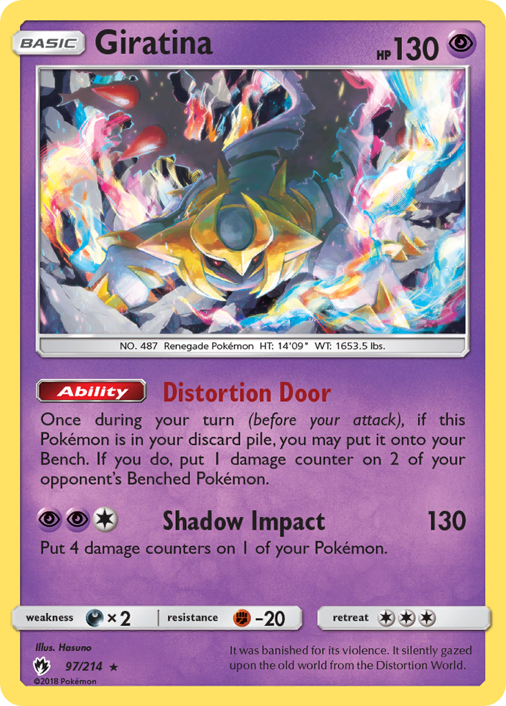 (#97/214) Giratina - Holo [Lost Thunder]