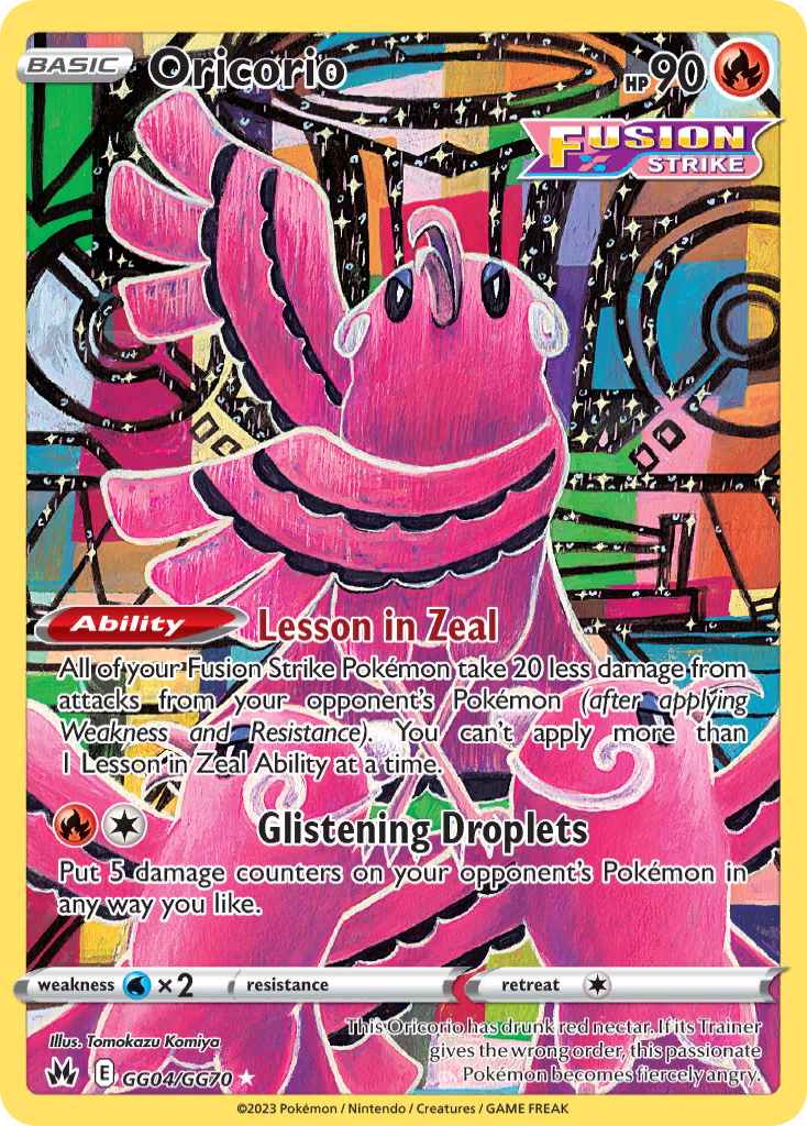 (#GG04/GG70) Oricorio - Holo [Crown Zenith Galarian Gallery]