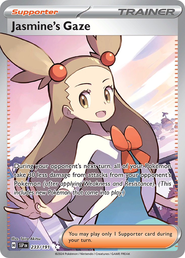 (#233/191) Jasmine's Gaze - Holo [Surging Sparks]