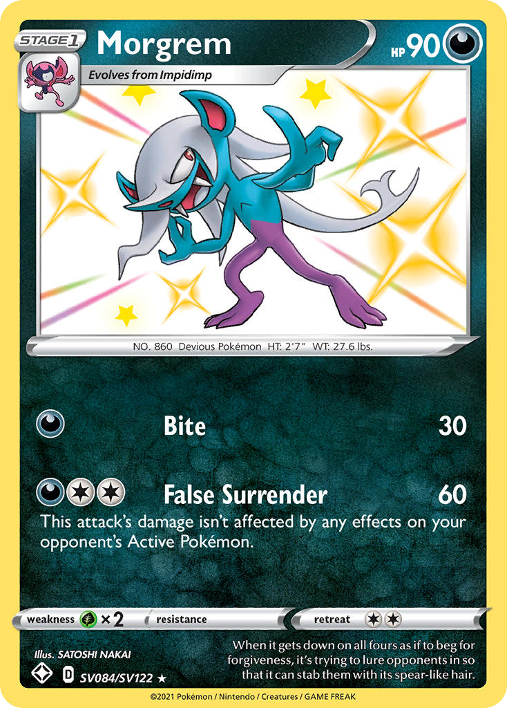 (#SV084/SV122) Morgrem - Holo [Shining Fates Shiny Vault]