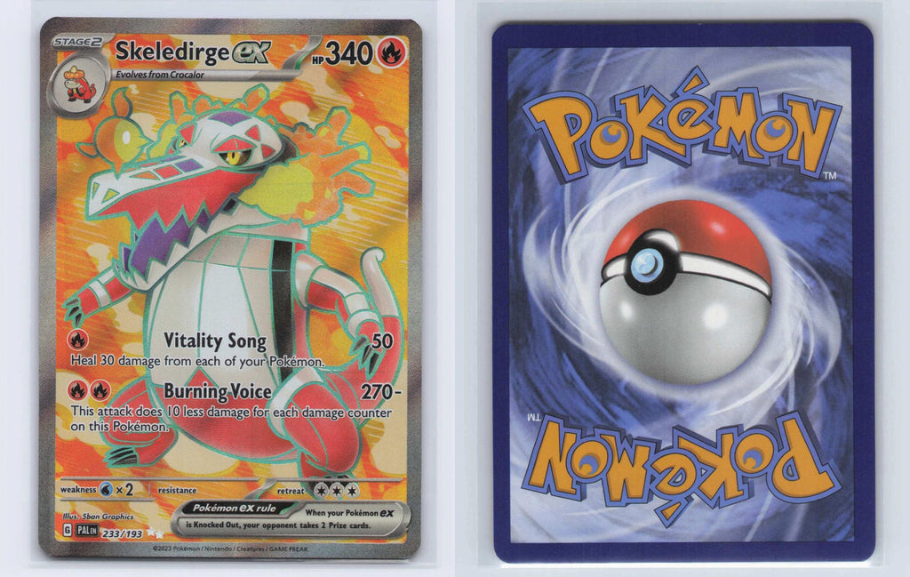 (#233/193) Skeledirge ex - Holo [Paldea Evolved]