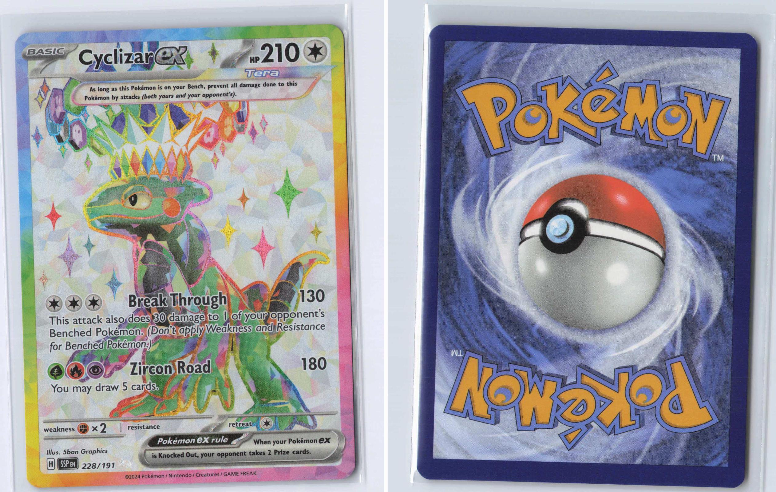 (#228/191) Cyclizar ex - Holo [Surging Sparks]