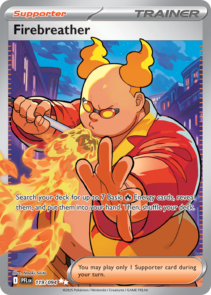 (#119/094) Firebreather - Holo [Phantasmal Flames]