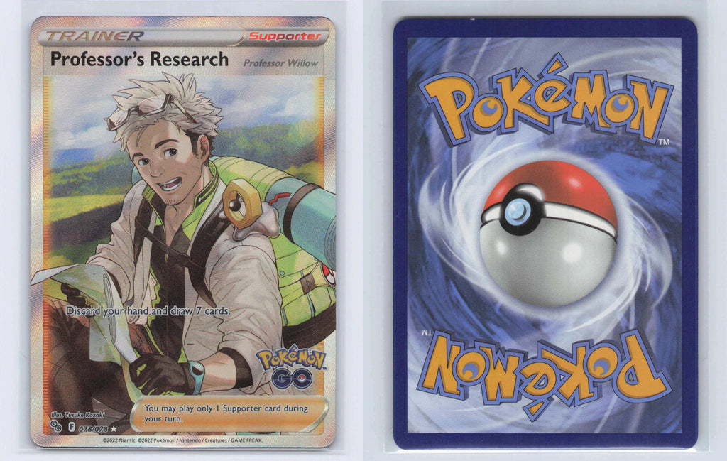 (#078/078) Professor's Research - Holo [Pokemon GO]
