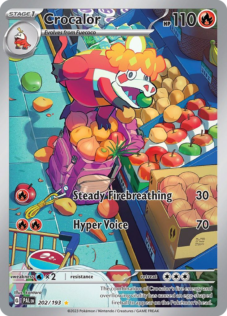 (#202/193) Crocalor - Holo [Paldea Evolved]