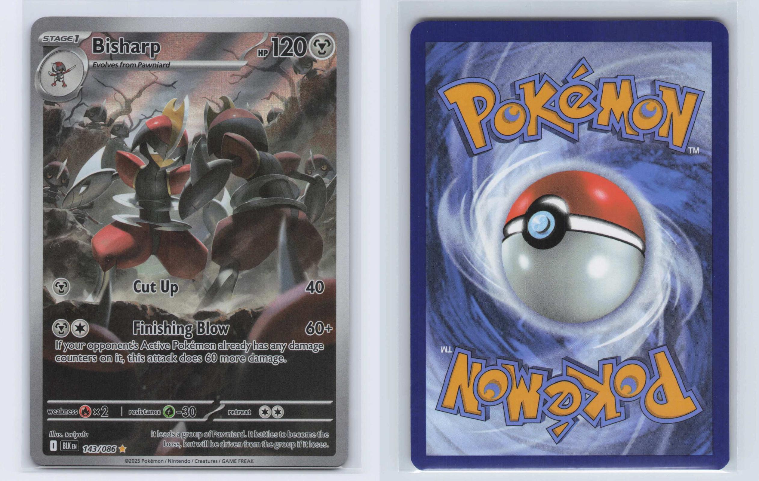 (#143/086) Bisharp - Holo [Black Bolt]