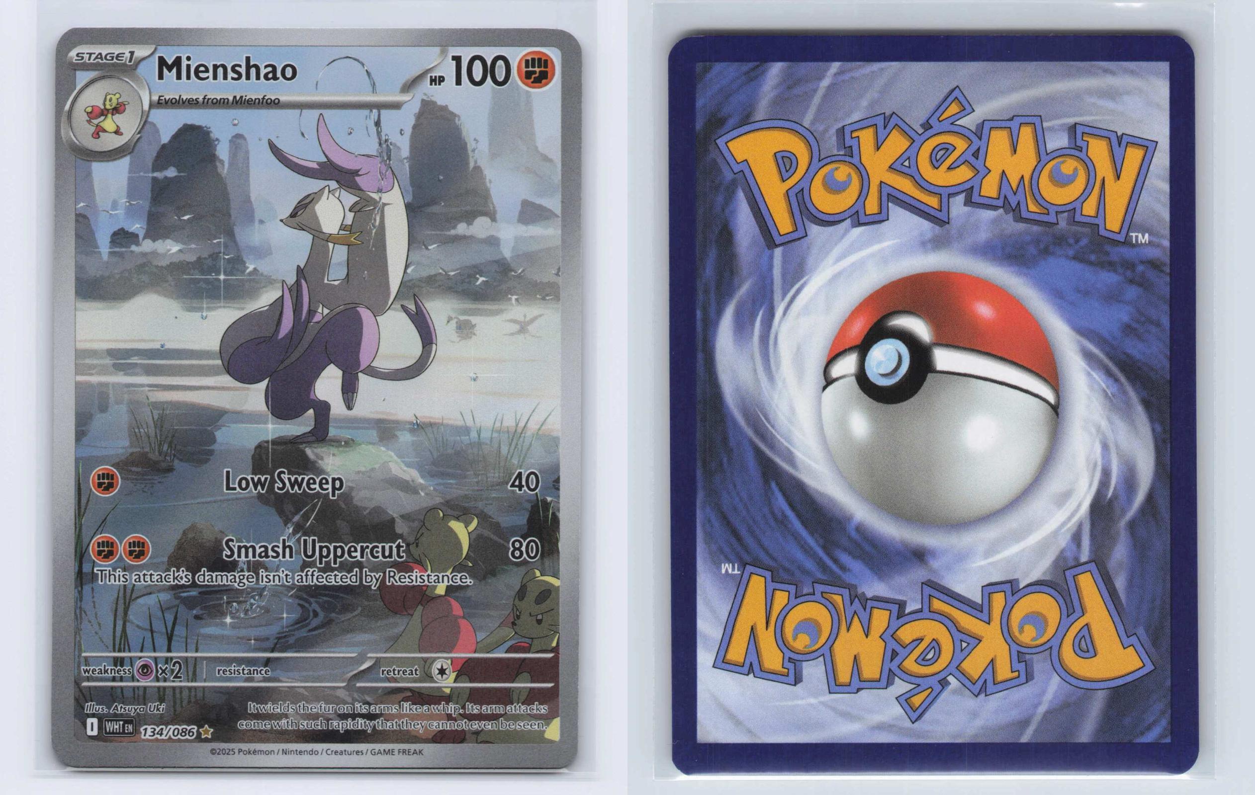 (#134/086) Mienshao - Holo [White Flare]