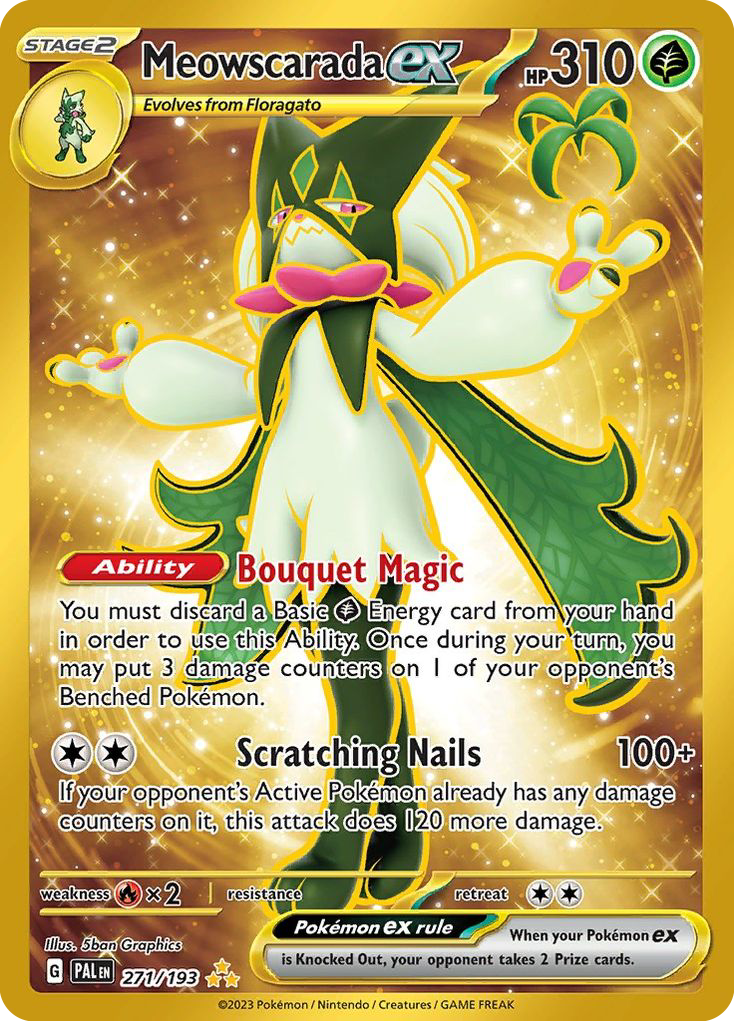 (#271/193) Meowscarada ex - Holo [Paldea Evolved]