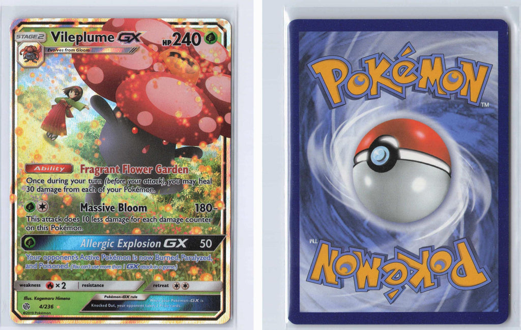(#4/236) Vileplume GX - Holo [Cosmic Eclipse]