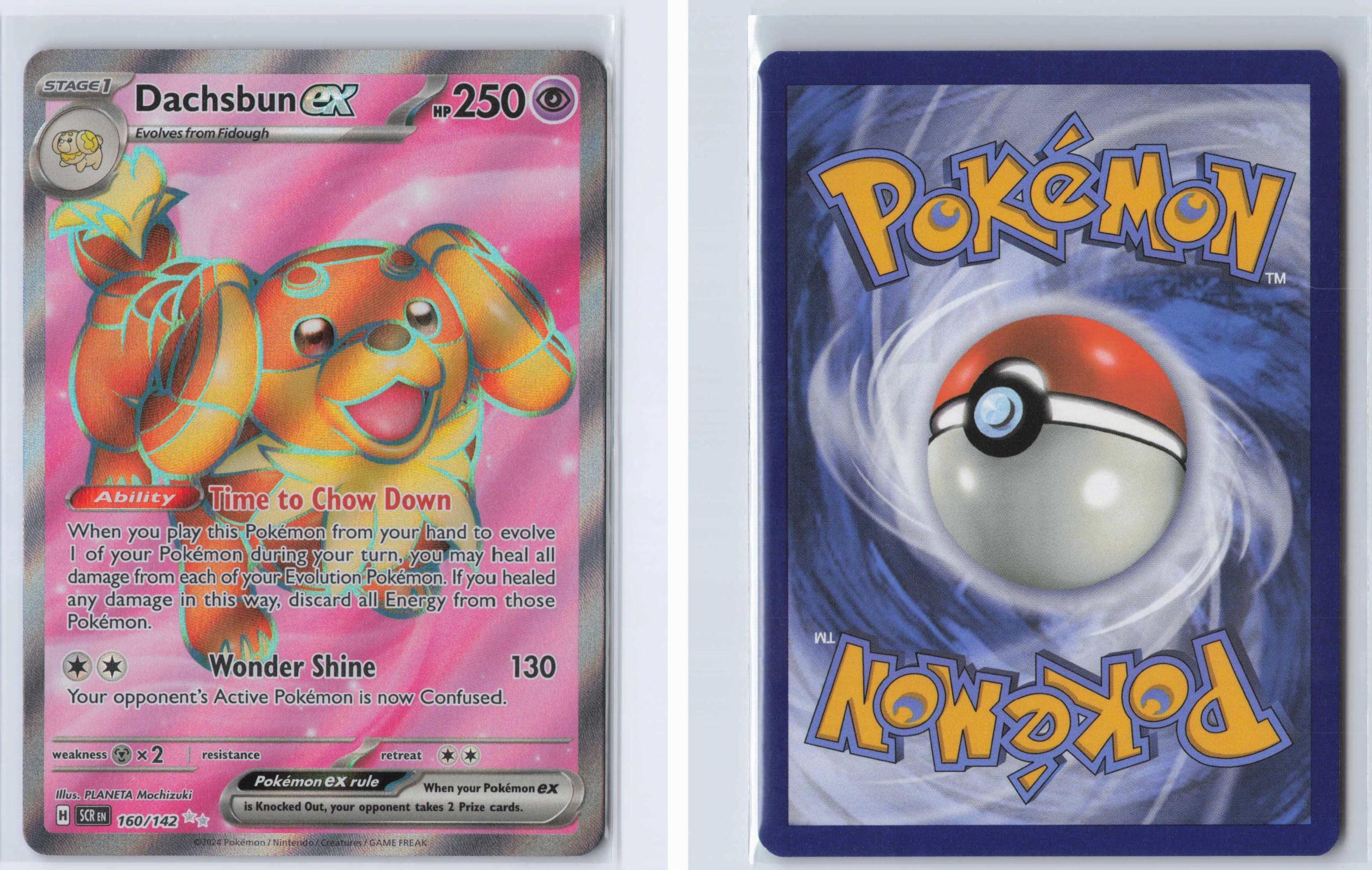 (#160/142) Dachsbun ex - Holo [Stellar Crown]
