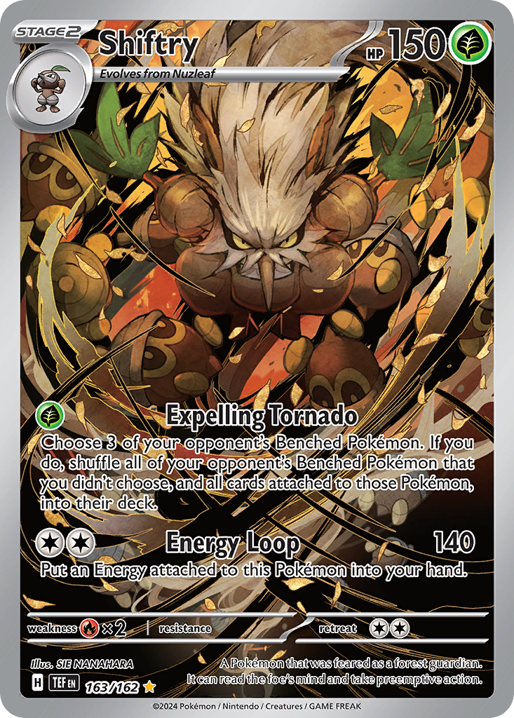 (#163/162) Shiftry - Holo [Temporal Forces]