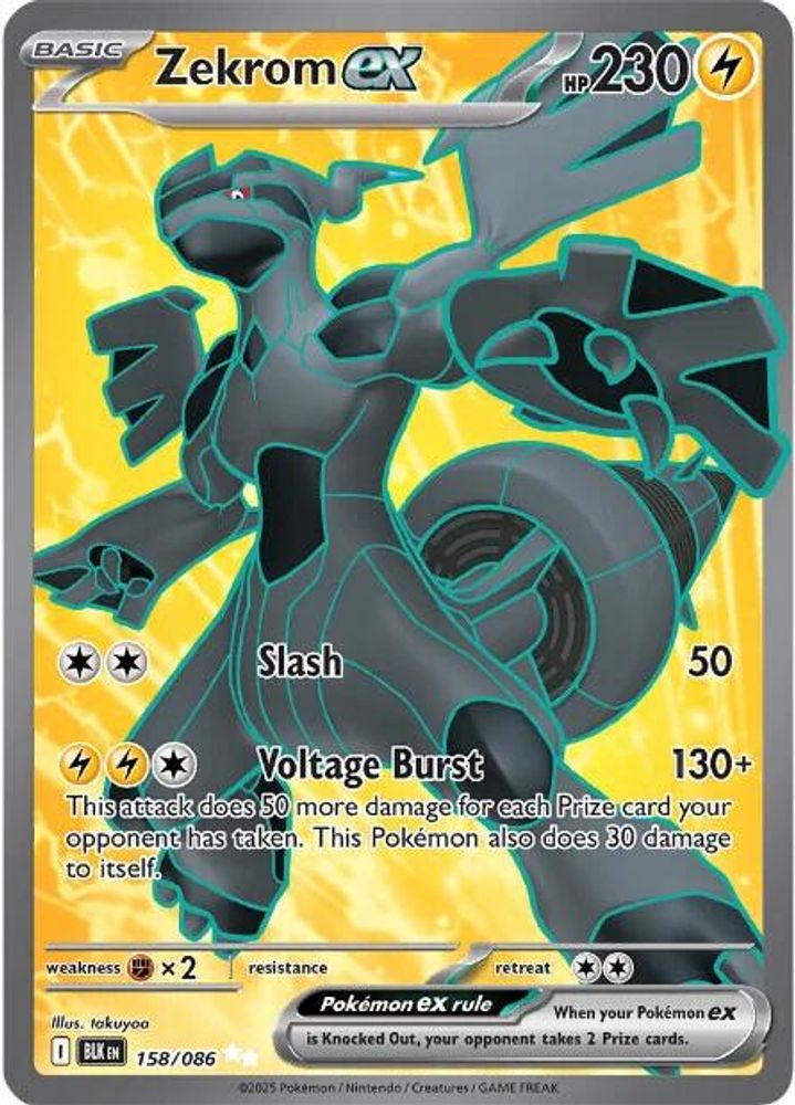 (#158/086) Zekrom ex - Holo [Black Bolt]