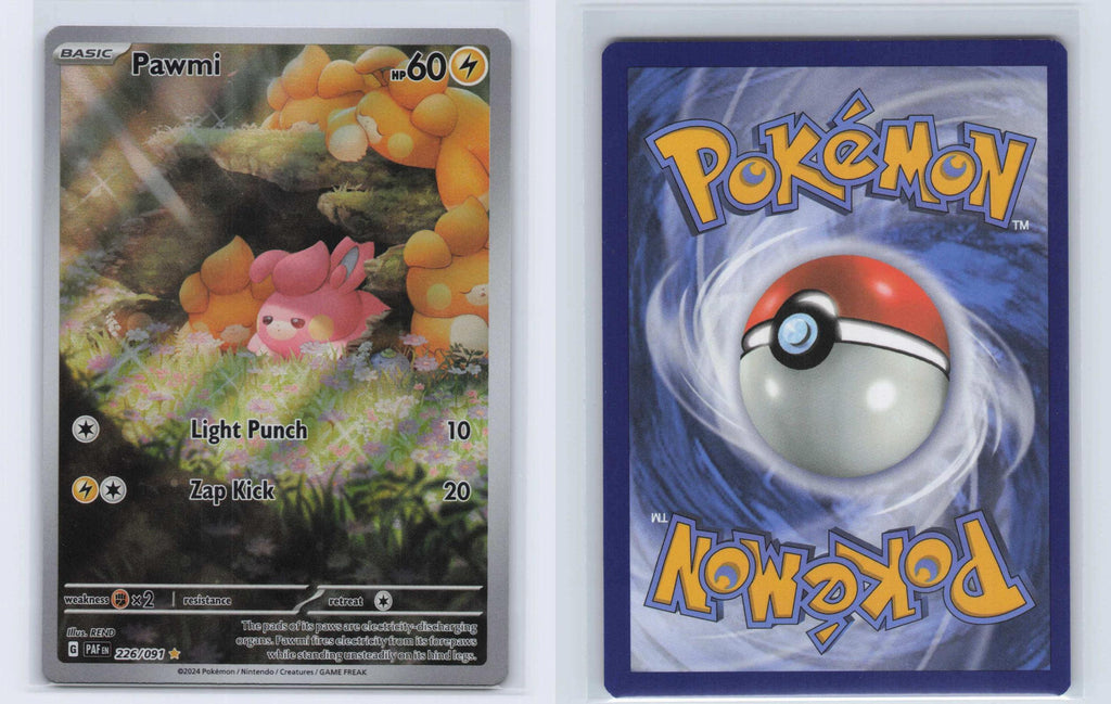 (#226/091) Pawmi - Holo [Paldean Fates]